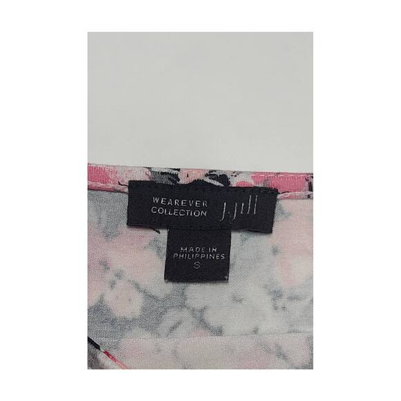 J jill Wearever floral shift dress women's small - Picture 5 of 7